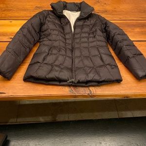 Womens XS Brown Calvin Klein Down Coat